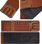 5 Pockets TV Remote Control Holder Couch Sofa Tray Armrest Organiser Oxford Chair Couch Caddy Sofa Armrest Bag Bedside Storage Hanging Organiser for Magazine Books Snack Mobile DVD Cellphone (PU-A)