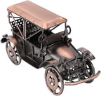 Alomejor Vintage car Figurine, Iron Retro Classic car Model Home Decor with Exquisite Craftsmanship, for Collector Enthusiasts and Lovers (Bronze)