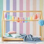 DCJHFJ Pastel Rainbow Boho Tassel Garland Wall Hanging with Wood Beads for Baby Shower Birthday Party Classroom Dorm Nursery Decor