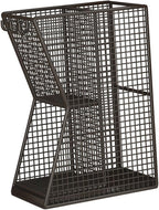 Umbrella Stand Rack Umbrella Holder Bin Large Capacity with Drip Tray Metal Storage Container Umbrella Stand Holder for Hotel, Black