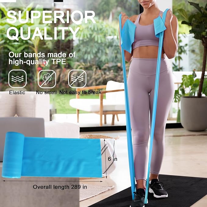 Resistance Bands Professional Bulk Rolls. Elastic Physical Therapy Band. Resistance Bands Elastic Exercise Bands for Recovery, Physical Therapy, Yoga, Pilates, Rehab,Fitness