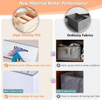 Wardrobe Closet Organizer and Storage for Clothes - 7 Grids Foldable Drawer Dividers Organizers for Jeans | Pants | Shirts | Leggings, Stackable Clothing Bins for Closets Organization (1PCS)