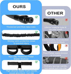Upgraded Pedal Resistance Band with Handle - Fashion Puller Exercise Tool, Thickened Built-in Latex Tube Pedal Resistance Device & Soft Nitrile Rubber Anti-Slip Footrest for The Core/Arms