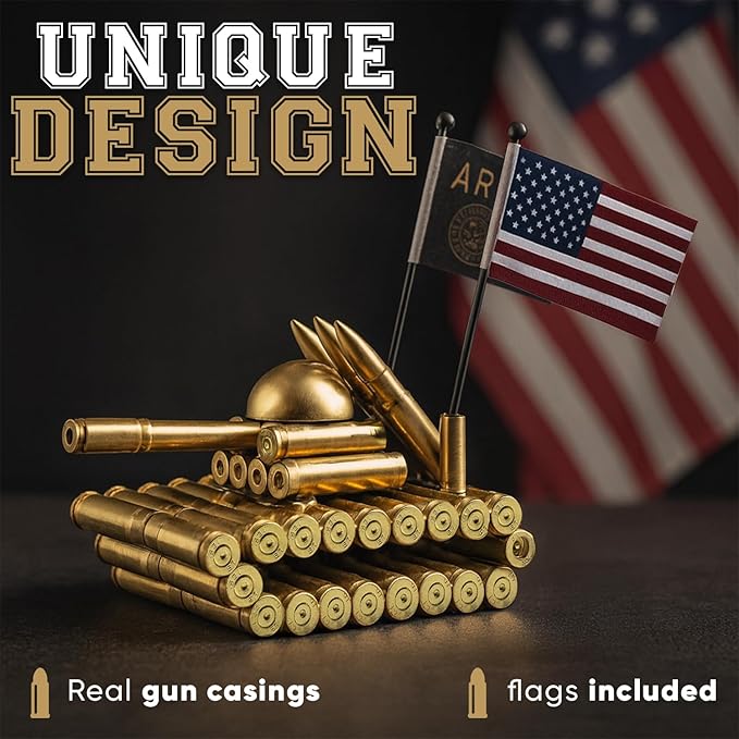 Bullet tank Shell |Man cave decor | Veteran gifts |mens office decor | Military gifts for men |Army gift |desk decor for men| Army stuff|unique gift for gun enthusiast| Military dad| Manly decor