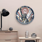 250th Anniversary Decorative Plates 10 Inch Liberty Patriotic Decorations Commemorative Plates with Stand Independence Day 4th of July Semiquincentennial Decor