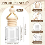 AROIC 12 Pack Car Air Freshener, Car Smell Air Freshener Diffuser Essential Oil Scent for Women & Men, Car Accessories Interior, Valentine's Day Gifts Hanging Auto Light Fragrance with Many Flavors