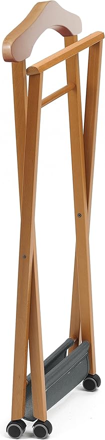 AR_IT- 119 NELSON folding bedroom valet, finishing cherry wood
