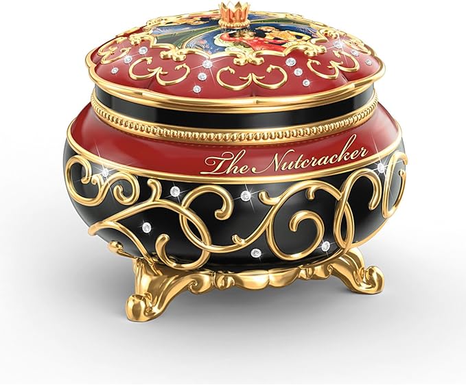 Bradford Exchange Clara And The Nutcracker Heirloom Music Box