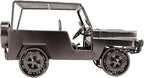 Pilipane Metal Car Figurine Vintage Antique Handcrafted Iron Decorative Model Ornament for Home Entryway TV Cabinet Wine Cabinet Decor (Silver)