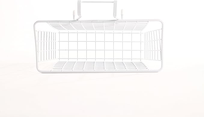 Spectrum Diversified Grid Over the Tank Magazine Holder, White