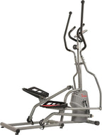 Sunny Health & Fitness Magnetic Elliptical Machine with Adjustable Resistance, Fully Body Workout for Home with Pulse Sensor Monitor, Long Stride Low-Impact Workout with SunnyFit App Access