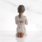 Willow Tree Prayer of Peace (Darker Skin), Seeking The Quiet Within, Expresses Sympathy, Comfort, Remembrance, Healing, Sculpted Hand-Painted Figure