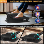 Under Desk Elliptical Machine, Electric Elliptical Exerciser for Senior, Quiet and Small Electric Seated Pedal Exerciser for Home with Remote Control and 12 Adjustable Speeds