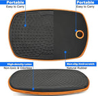Office Standing Desk Anti Fatigue Mat Wooden Wobble Balance Board Stability Rocker Ergonomically Engineered for Stand Up Desks Desk Riser Workstation