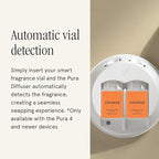 Pura & Simplicity Home Scent Refill - Smart Air Diffuser - Long-Lasting Luxury Fragrance per Refill - Home Essential - Clean & Safe Diffuser Fragrance - 2 Pack, Orange