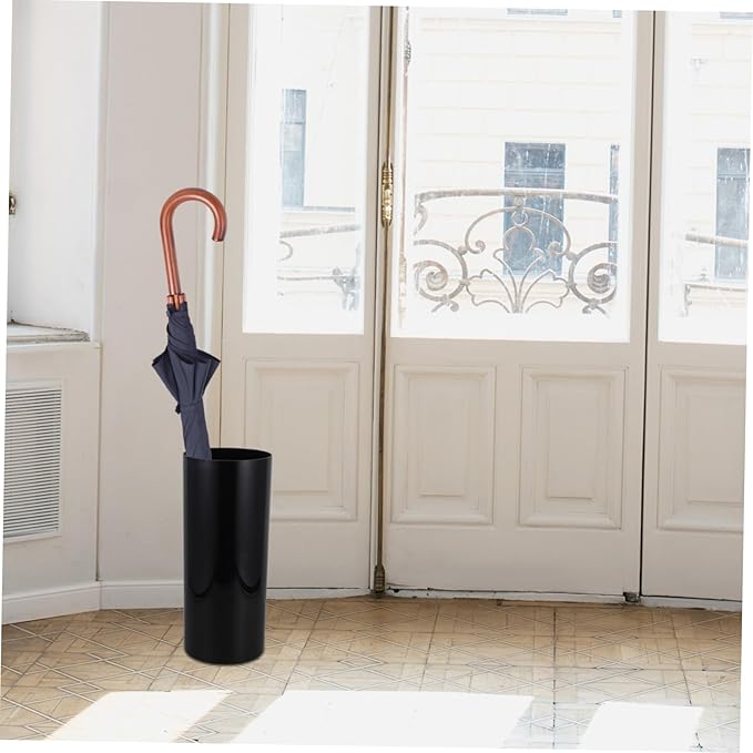Round Umbrella Stand Rack 13.76 Inch Tall Umbrella Holder for Entryway Freestanding Canes Holder for Home and Office
