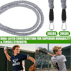 TOBWOLF 4PCS Baseball Exercise Bands with Interchangeable Grips, Baseball Resistance Trainer for Pitching & Throwing, Training Aid for Baseball Softball Pitchers to Build Arm Strength, Warm-Up