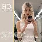 Dewfig 71"X26" Arched Full Length Mirror, Free Standing Leaning or Wall-Mounted Mirror, Aluminum Frame Modern Mirrors for Living Room, Bedroom, Cloakroom, Gold