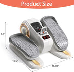 Under Desk Elliptical Machine for Seniors – Compact, Quiet & Portable Mini Leg Pedal Exerciser with Adjustable Speed and LED Display for Home and Office Workouts