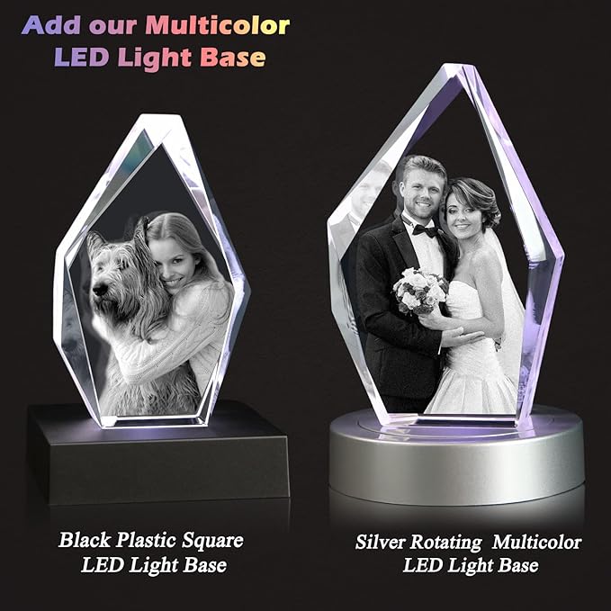 Personalized Retirement Gift for Women,Men,3D Photo Crystal,Customized Anniversary,BirthdayGift.Happy Retirement Keepsake,Customized Retired Gift for Colleagues,Boss,Friend Teacher Doctor