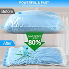Electric Pump for Vacuum Storage Bags, 55W 5000PA Portable Travel Vacuum Pump for Storage Bags
