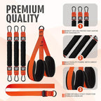 LEEKEY Resistance Bands, Exercise Bands with Handles,Pull Up Assist Bands - Band Set with Door Anchor - Bands for Working Out,Band for Men and Women Fitness Training,Home Workouts