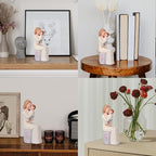 Grandmother and Baby Figurines, Hand-Painted Sculpted Statue, Sentimental Keepsake for First Time Nana or Great Grandmother, Emotional Home Decor Present