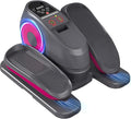 2025 Under Desk Elliptical Machine, Electric Ellipse Leg Exerciser Pro As Seen On TV with 16 Adjustable Speed, Quiet and Fully Assembled with Remote Control & Non-Slip Foot Straps White New