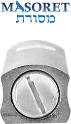 3-Piece Aluminum Door Mezuzah Cases: Special Profile, No Holes, 5-Inch 12cm Hebrew Parchment Scroll Holder Boxes