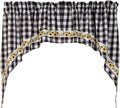 Country House Collection 32092 Sunflower Check Swag
