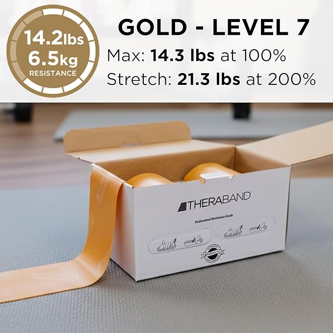 THERABAND Resistance Band, Special Heavy, 50-Yard Roll, Elastic Band for Exercise