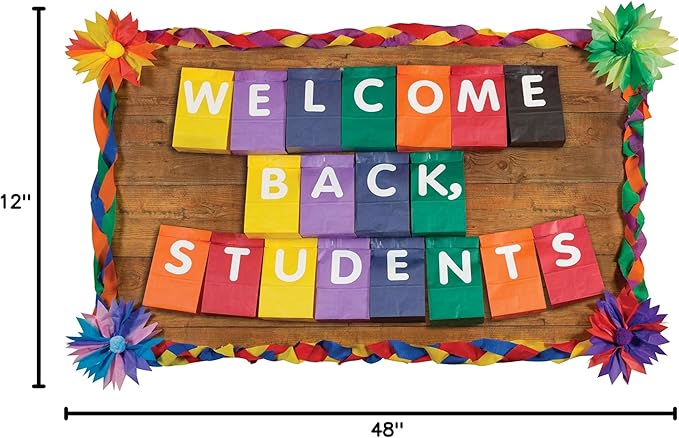 Fadeless Bulletin Board Paper, Fade-Resistant Paper for Classroom Decor, 48” x 12’, Shiplap, 1 Roll (Pack of 2)