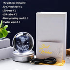 Movdyka Forever Rose Crystal Lamp Gift for Wife, Girlfriend, Mom - I Love You 3D Engraved Rose Butterfly & Heart - Anniversary, Birthday, Valentine's Day Gift for Her - Romantic Night Light