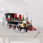 Metal Antique Vintage Car Model - Classic Collection Model Train Decor Metal Truck Christmas Decor Vintage Train Model Decorative Collectible