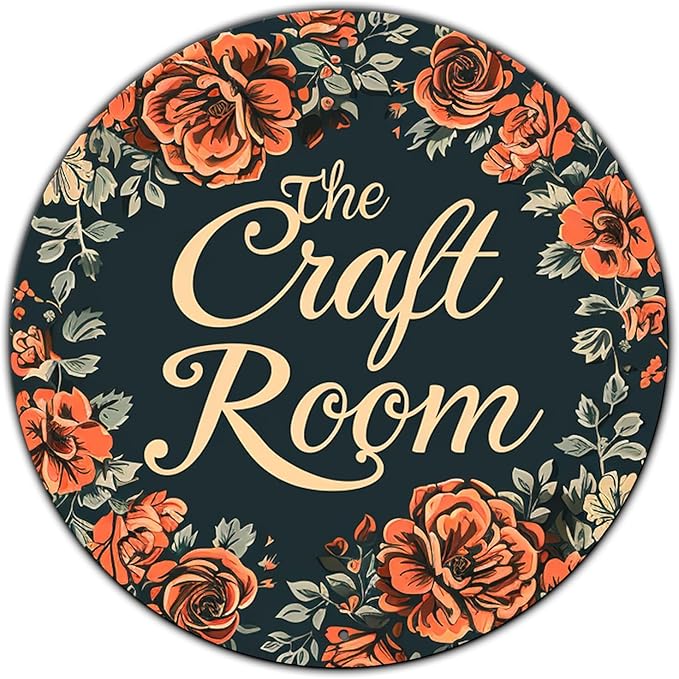 Metal Sign The Craft Room Retro Tin Sign Wall Decor for Bar Cafe Home Outdoor Yard Garage 12 Inch