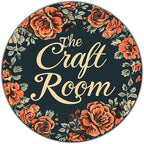 Metal Sign The Craft Room Retro Tin Sign Wall Decor for Bar Cafe Home Outdoor Yard Garage 12 Inch