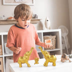 Elephant Statue For Home Decor.Gold Elephant Decor For Living Room,Office,Shelf,Table Centerpiece Decorations.Elephant Gifts for Women,Mom.Good Luck Elephant Figurines.Home Decor Living Room.(Gold)