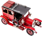 Iron Classic Car Model Collectible Truck, Metal Vintage Rustic Farmhouse Table Top Decor