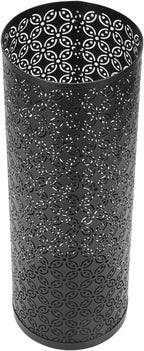 Metal Round Umbrella Stand Rack, FreeStanding Umbrella Holder for Entryway, Home, Office (Black)