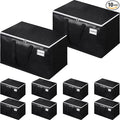Extra Large Moving Boxes-Moving Bags with Zipper, Carrying Handles and Tag Pocket-Moving Supplies for Space Saving-Totes for Storage - for moving, Storage, Camping and Travel 125L-10 Pack