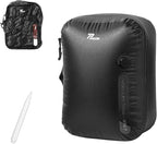 Vacuum Bags for Travel, 180° Open Zipper, IP67 Waterproof, Reusable Space Saver Compression Bags for Backpack, Suitcase(1 Pack, No Pump)