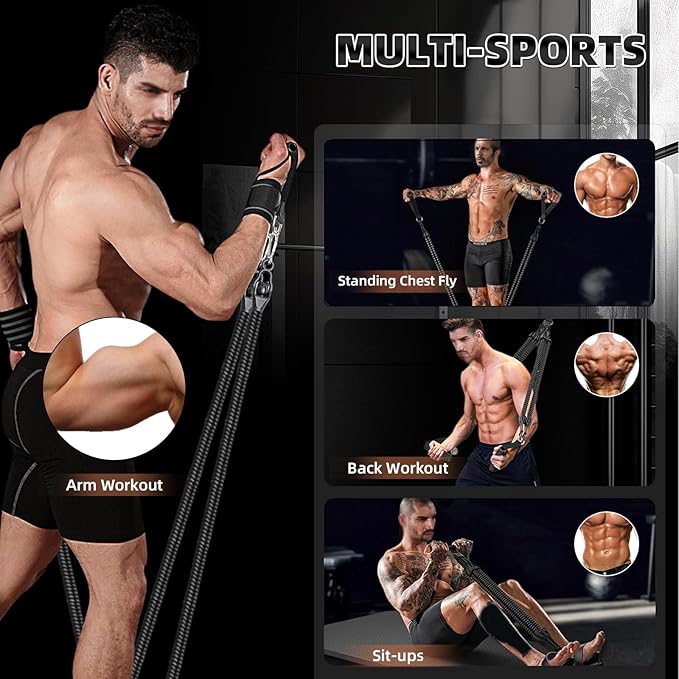 Foot Resistance Bands, Adjustable Elastic Exercise Bands for Legs & Glutes Training, Non-Slip Ankle Straps, Home Gym Equipment, Physical Therapy, Stretching.