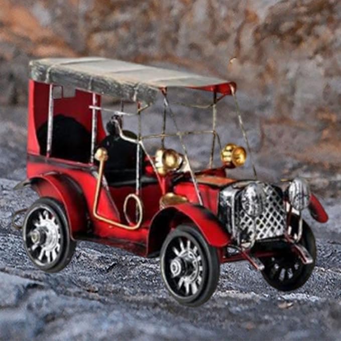 predolo Iron Car Model for Home Decoration and Collectible Display, Red