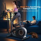 ANCHEER Elliptical Machine, Elliptical Exercise Machine for Home with Magnetic Driving System,14 Resistance Levels, Pulse & LCD Monitor, Elliptical Cardio, 400 Lbs Low Impact Elliptical