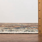 Keen Home Design 5x7 Rug - Machine Washable Area Rug with Non-Slip Backing, Ideal for Living Room, Dining Room, Bedroom - Vintage, Easy Clean, Durable, Low Pile Rug - (5' x 7')