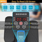 Under Desk Elliptical Machine, Electric Elliptical Exerciser for Senior, Quiet and Small Electric Seated Pedal Exerciser for Home with Remote Control and 12 Adjustable Speeds