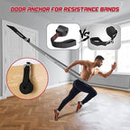 Resistance Bands, Pull Up Bands, Workout Bands for Exercise, Thick Heavy Resistance Band Set with Door Anchor, Elastic Bands for Body Stretching, Training at Home/Gym for Men & Women