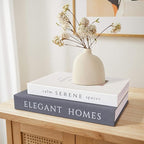 Decorative Books Set of 2, Faux Books Storage Box, Modern Home Decor for Coffee Table, Bookshelf, Mantel