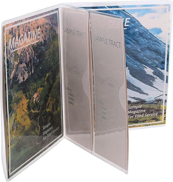 ASVP Shop JW Field Service Vinyl Magazine and Tract Organizer Holder Supplies