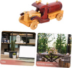 Vintage Wooden Car Model Retro Wood Car Decor for Home Decoration Unique for Car Enthusiasts Premium Quality Miniature Car Model Rustic Industrial Style Adornment